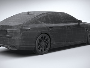 Lexus LS 2021 Model 3D