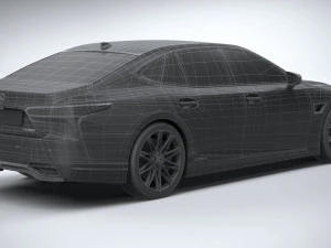 Lexus LS 2021 3D Model