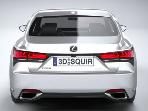 Lexus LS 500H F-Sport 2021 3D Model