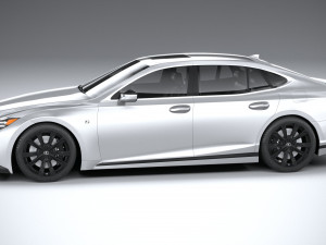 Lexus LS 500H F-Sport 2021 Modello 3D