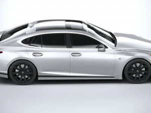 Lexus LS 500H F-Sport 2021 3D Model