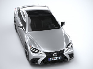 Lexus LS 500H F-Sport 2021 Modello 3D