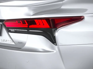 Lexus LS 500H F-Sport 2021 3D Model