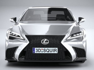 Lexus LS 500H F-Sport 2021 Modello 3D