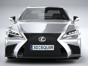 Lexus LS 500H F-Sport 2021 3D Model