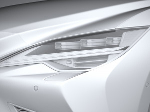 Lexus LS 500H F-Sport 2021 Modello 3D
