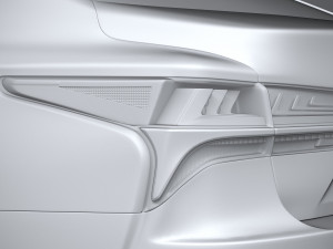 Lexus LS 500H F-Sport 2021 Modello 3D