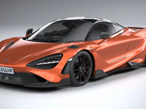 Mclaren 765LT 2021 3D Model