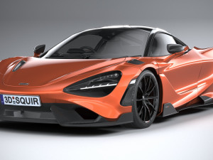 Mclaren 765LT 2021 Model 3D