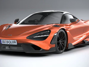 Mclaren 765LT 2021 3D Model