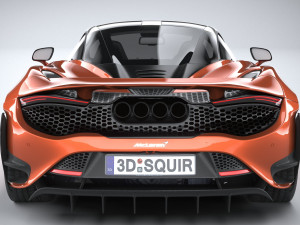 Mclaren 765LT 2021 Model 3D