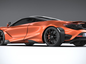 Mclaren 765LT 2021 Model 3D