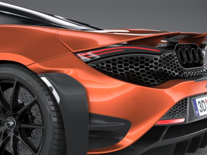 Mclaren 765LT 2021 Model 3D