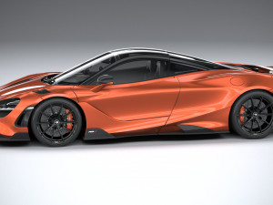 Mclaren 765LT 2021 Model 3D