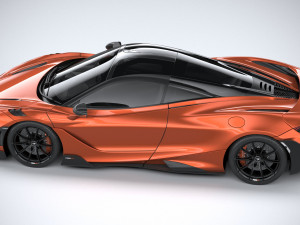 Mclaren 765LT 2021 Model 3D