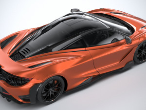Mclaren 765LT 2021 Model 3D