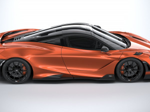 Mclaren 765LT 2021 Model 3D