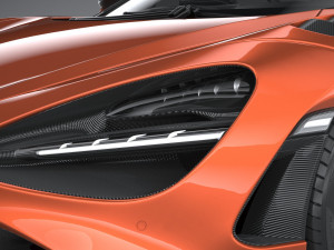 Mclaren 765LT 2021 Model 3D