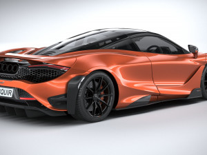 Mclaren 765LT 2021 Model 3D
