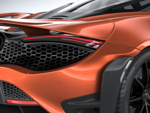 Mclaren 765LT 2021 Model 3D