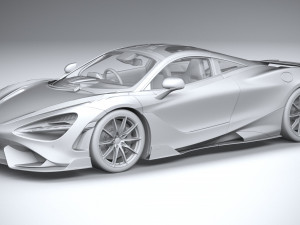 Mclaren 765LT 2021 Model 3D