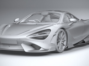 Mclaren 765LT 2021 Model 3D