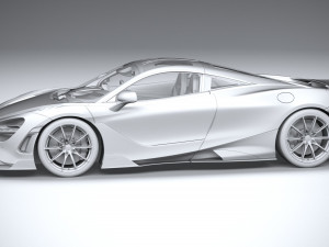 Mclaren 765LT 2021 Model 3D