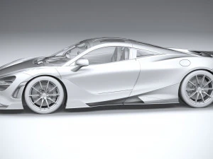Mclaren 765LT 2021 3D Model