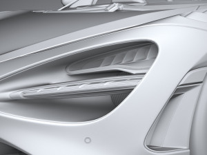 Mclaren 765LT 2021 Model 3D