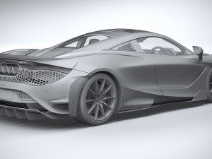 Mclaren 765LT 2021 Model 3D