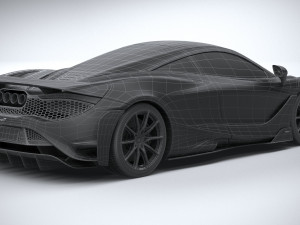 Mclaren 765LT 2021 Model 3D