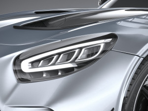 Mercedes-Benz AMG GT Black Series 2021 Modèle 3D