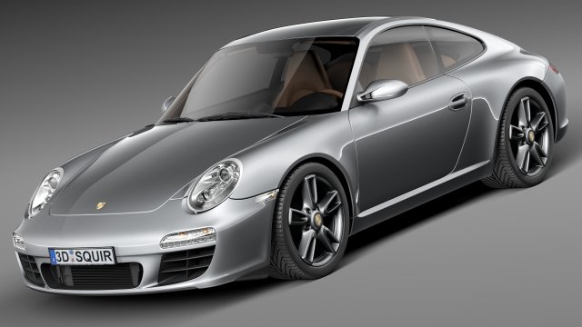 Porsche 911 Carrera 997 Coupe 2011 Modelo 3D .c4d .max .obj .3ds .fbx .stl .blend 