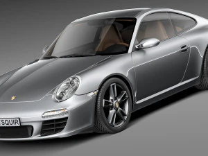 Porsche 911 Carrera 997 Coupe 2011 Model 3D