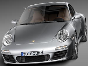Porsche 911 Carrera 997 Coupe 2011 Modelo 3D