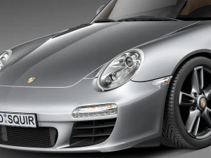 Porsche 911 Carrera 997 Coupe 2011 3D Model
