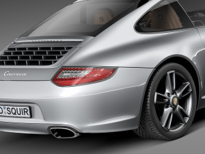 Porsche 911 Carrera 997 Coupe 2011 Modelo 3D