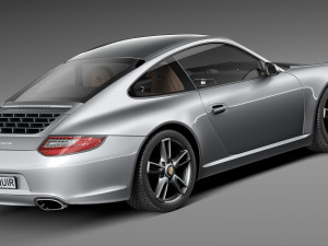 Porsche 911 Carrera 997 Coupe 2011 Modelo 3D
