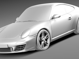 Porsche 911 Carrera 997 Coupe 2011 Modelo 3D