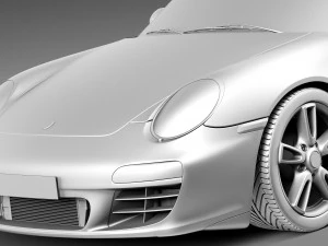 Porsche 911 Carrera 997 Coupe 2011 3D Model