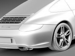 Porsche 911 Carrera 997 Coupe 2011 Modelo 3D