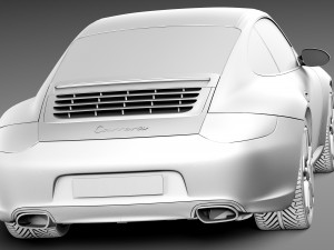 Porsche 911 Carrera 997 Coupe 2011 Modelo 3D