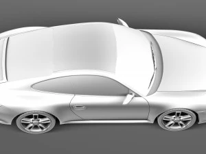 Porsche 911 Carrera 997 Coupe 2011 3D Model