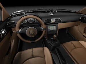 Porsche 911 Carrera 997 Coupe 2011 3D Model