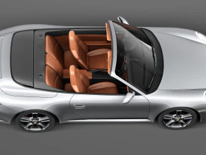 Porsche 911 997 Cabrio 2011 3D Model