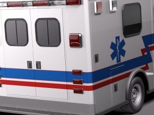 E-450 Ambulance 2011 Model 3D