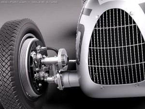 Auto Union Type C 1936 3D Model