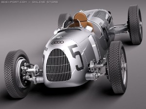 Auto Union Type C 1936 3D Model