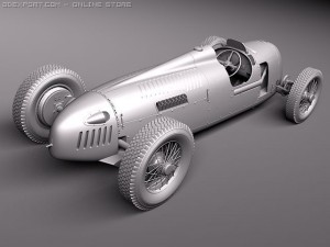 Auto Union Type C 1936 3D Model
