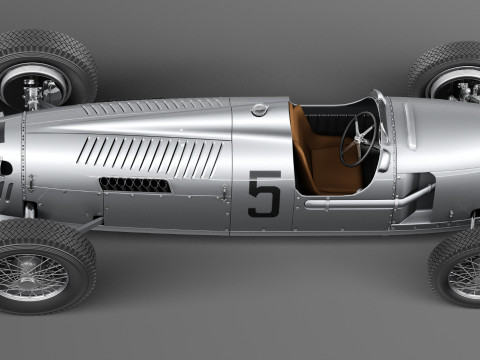Auto Union Type C 1936 3D Model